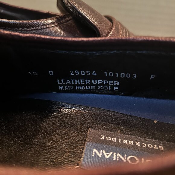 Bostonian Stockbridge Slip On Moc Loafer Dark Brown Size 10 - Picture 7 of 8